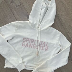 Spiritual Gangster Crop Hoodie